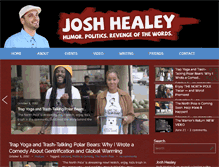 Tablet Screenshot of joshhealey.org